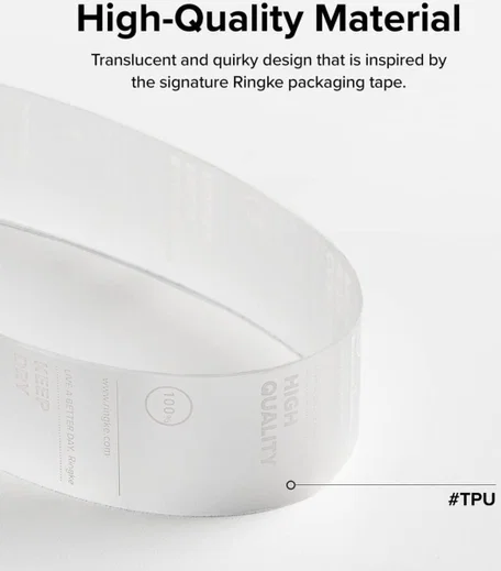 Ringke Design Hand Strap - Polsbandje voor Smartphone Transparant afbeelding 5