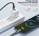 Essager Star 100W USB-C Snellaad Kabel PD 5A QC 4.0 2M Zwart afbeelding 5