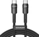 Essager Star 100W USB-C Snellaad Kabel PD 5A QC 4.0 2M Zwart afbeelding 9