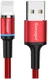 Essager 3A 180° Draaibare Magnetische USB naar Lightning Kabel 2M Rood afbeelding 1
