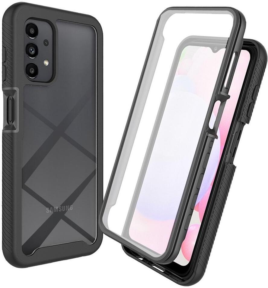 Samsung Galaxy A23 Hoesje Full Protect 360° Cover Hybride Zwart afbeelding 1