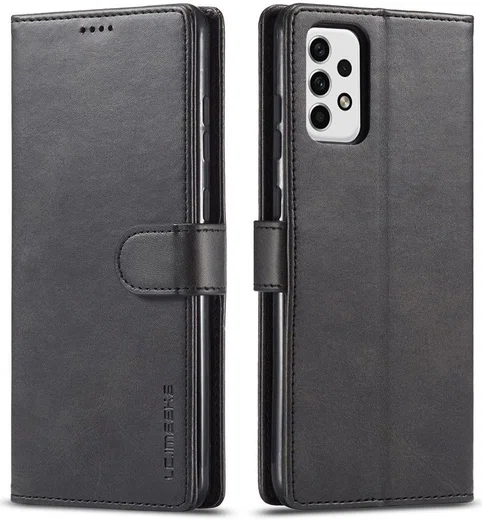 LC.IMEEKE Samsung Galaxy A23 Hoesje Portemonnee Book Case Zwart afbeelding 3