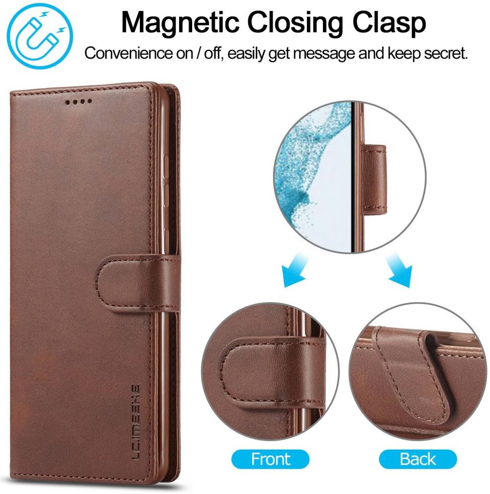 LC.IMEEKE Samsung Galaxy A23 Hoesje Portemonnee Book Case Zwart afbeelding 4