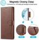 LC.IMEEKE Samsung Galaxy A23 Hoesje Portemonnee Book Case Zwart afbeelding 4