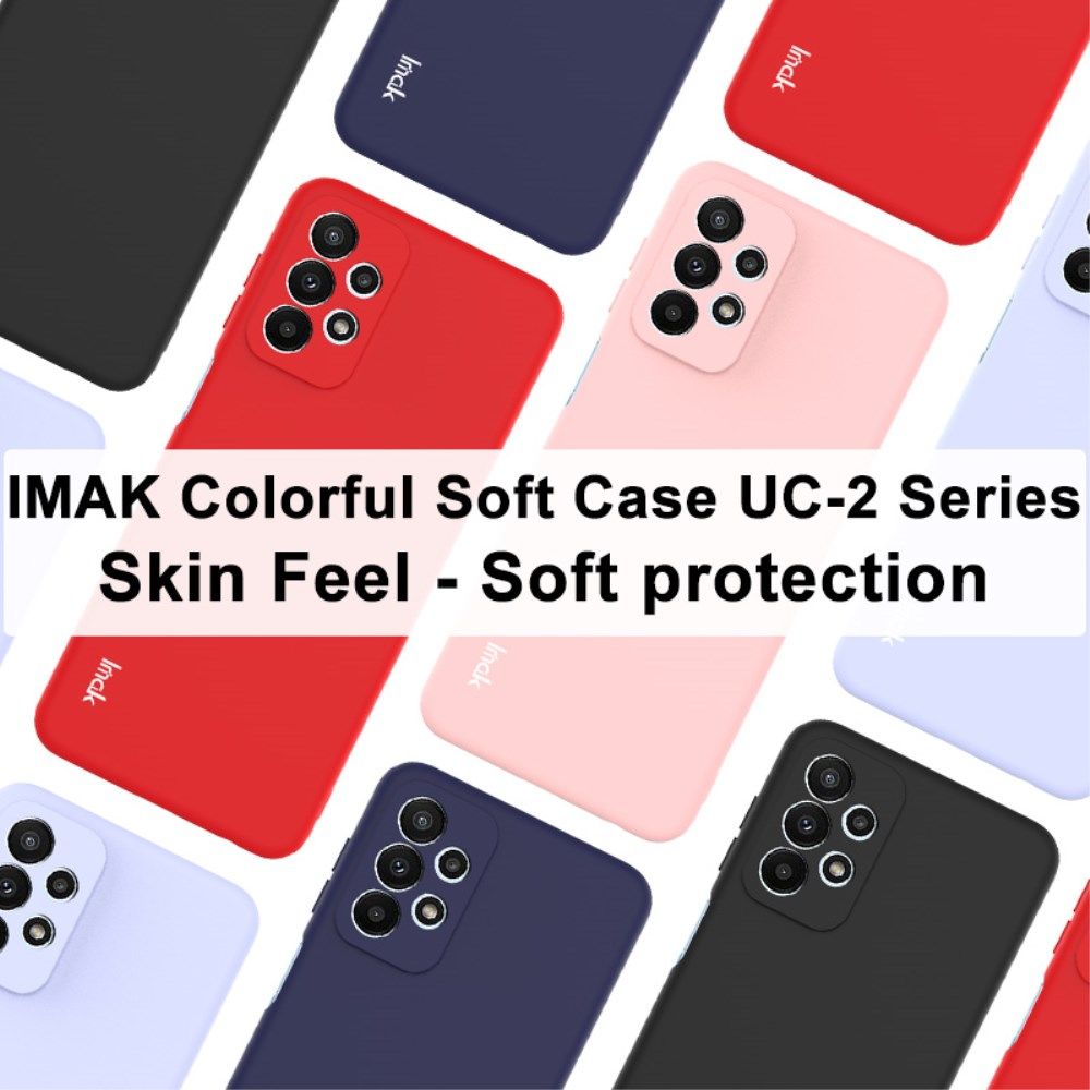 IMAK UC-2 Series Samsung Galaxy A23 Hoesje Dun TPU Zwart afbeelding 5