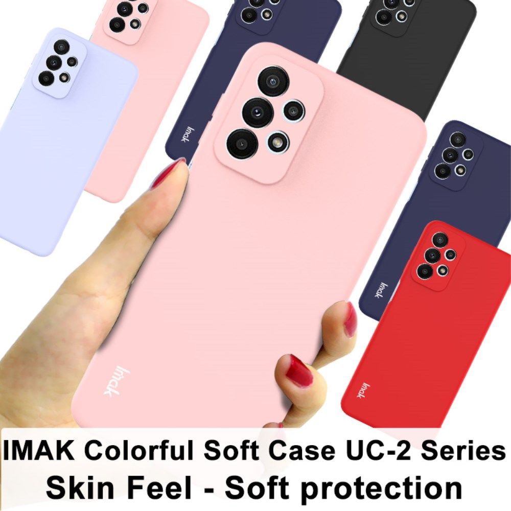 IMAK UC-2 Series Samsung Galaxy A23 Hoesje Dun TPU Zwart afbeelding 6