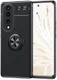 Honor 70 Hoesje met Magnetische Kickstand Ring Zwart afbeelding 1