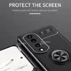 Honor 70 Hoesje met Magnetische Kickstand Ring Blauw afbeelding 5