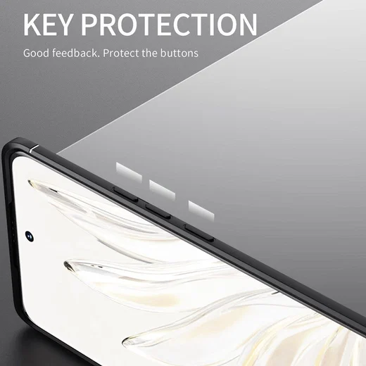 Honor 70 Hoesje met Magnetische Kickstand Ring Blauw afbeelding 7