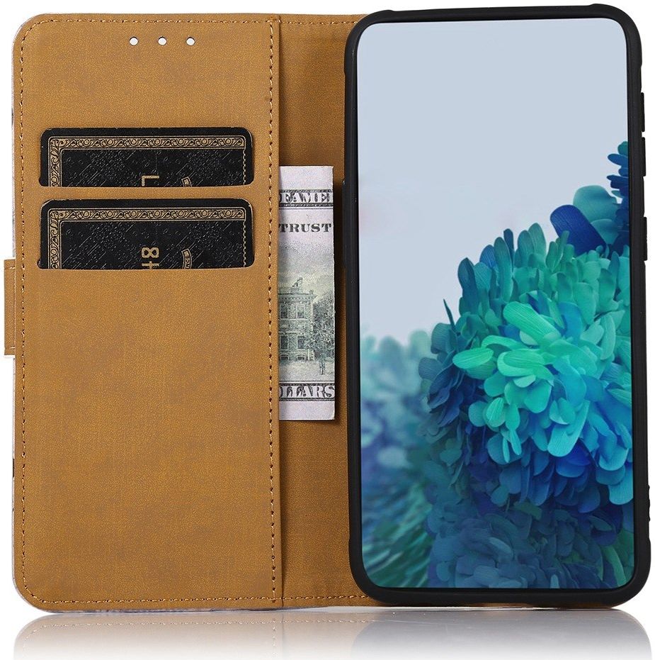 Samsung Galaxy S23 Plus Hoesje Portemonnee Book Case Flower Print afbeelding 2