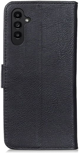 KHAZNEH Samsung Galaxy A14 Hoesje Portemonnee Book Case Zwart afbeelding 3
