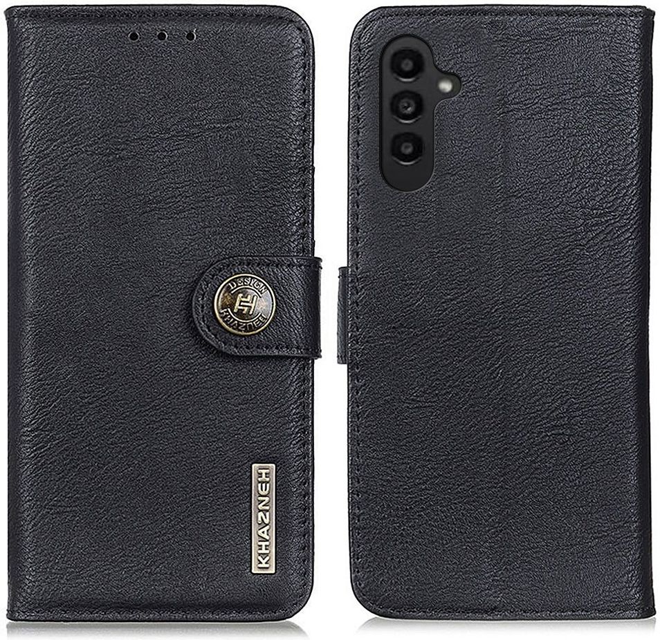 KHAZNEH Samsung Galaxy A14 Hoesje Portemonnee Book Case Zwart afbeelding 8