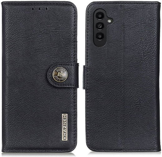 KHAZNEH Samsung Galaxy A14 Hoesje Portemonnee Book Case Zwart afbeelding 8