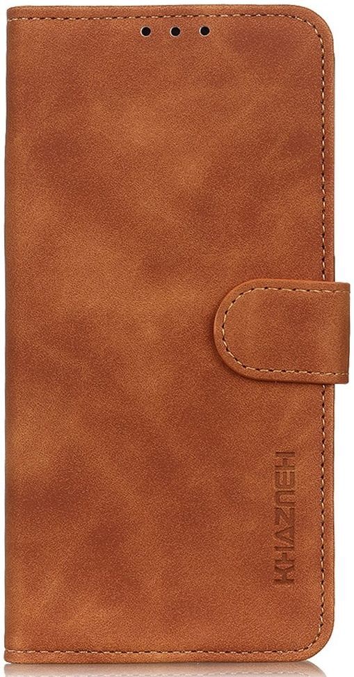 KHAZNEH Samsung Galaxy S23 Plus Hoesje Retro Wallet Book Case Bruin afbeelding 2