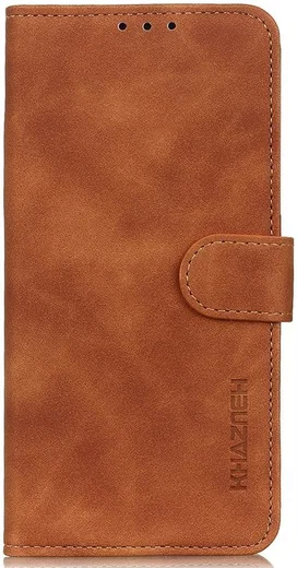 KHAZNEH Samsung Galaxy S23 Plus Hoesje Retro Wallet Book Case Bruin afbeelding 2
