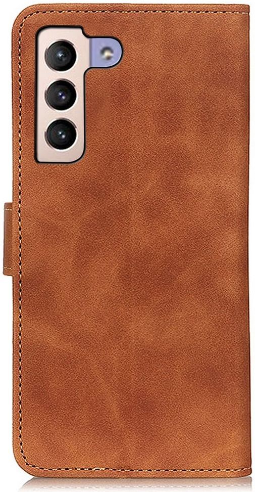 KHAZNEH Samsung Galaxy S23 Plus Hoesje Retro Wallet Book Case Bruin afbeelding 3