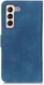 KHAZNEH Samsung Galaxy S23 Plus Hoesje Retro Wallet Book Case Blauw afbeelding 3
