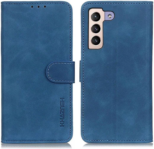 KHAZNEH Samsung Galaxy S23 Plus Hoesje Retro Wallet Book Case Blauw afbeelding 7