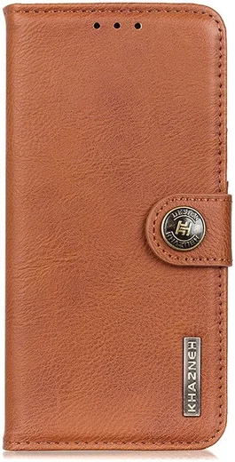 KHAZNEH Samsung Galaxy S23 Plus Hoesje Portemonnee Book Case Bruin afbeelding 4