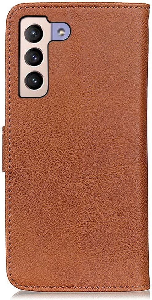 KHAZNEH Samsung Galaxy S23 Plus Hoesje Portemonnee Book Case Bruin afbeelding 5