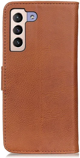 KHAZNEH Samsung Galaxy S23 Plus Hoesje Portemonnee Book Case Bruin afbeelding 5