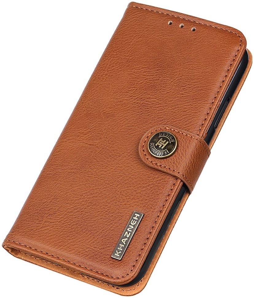 KHAZNEH Samsung Galaxy S23 Plus Hoesje Portemonnee Book Case Bruin afbeelding 8