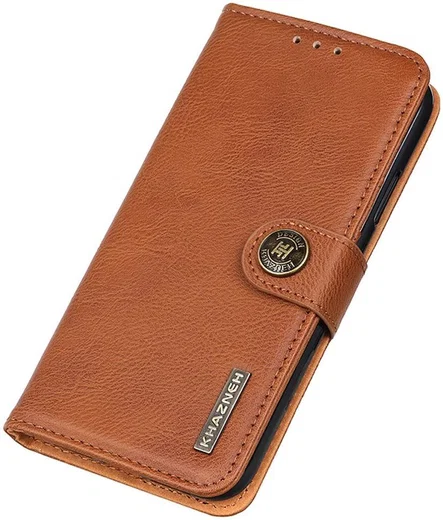 KHAZNEH Samsung Galaxy S23 Plus Hoesje Portemonnee Book Case Bruin afbeelding 8