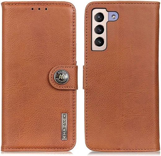 KHAZNEH Samsung Galaxy S23 Plus Hoesje Portemonnee Book Case Bruin afbeelding 2