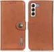 KHAZNEH Samsung Galaxy S23 Plus Hoesje Portemonnee Book Case Bruin afbeelding 2