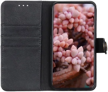 KHAZNEH Samsung Galaxy S23 Plus Hoesje Portemonnee Book Case Zwart