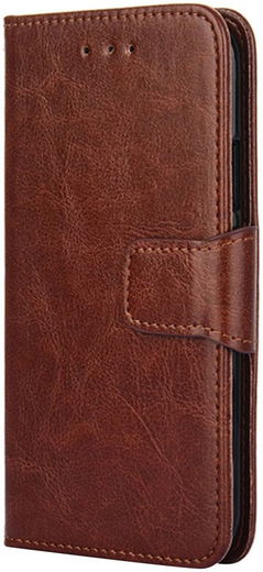 Oppo A57 / A57s / A77 Hoesje Wallet Book Case Kunstleer Bruin afbeelding 3