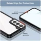 Samsung Galaxy S23 Plus Hoesje Hybride Back Cover Transparant Zwart afbeelding 6