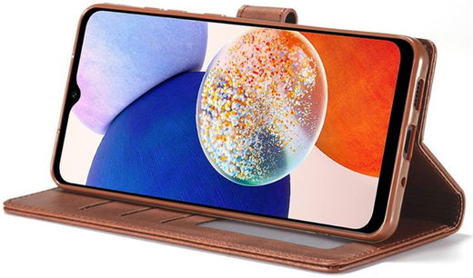 LC.IMEEKE Samsung Galaxy A14 Hoesje Portemonnee Book Case Zwart afbeelding 8