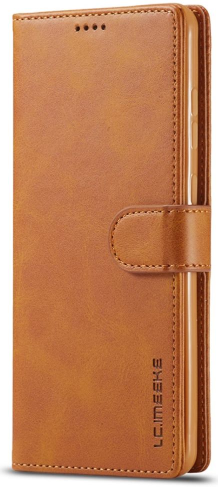 LC.IMEEKE Samsung Galaxy A14 Hoesje Portemonnee Book Case Bruin afbeelding 10