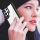 Samsung Galaxy S23 Ultra Hoesje Back Cover Transparant/Zwart afbeelding 7