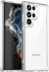 Samsung Galaxy S23 Ultra Hoesje Back Cover Transparant/Wit afbeelding