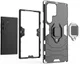 Samsung Galaxy S23 Ultra Hoesje Magnetische Kickstand Ring Blauw afbeelding 6