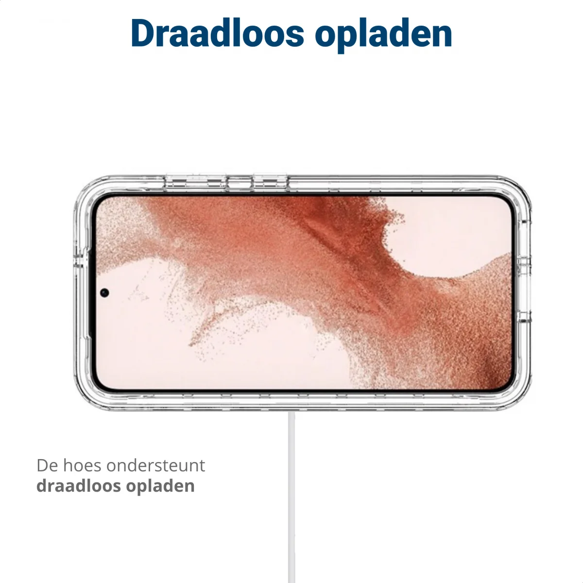 Samsung Galaxy S23 Plus Hoesje Full Protect 360° Transparant Zwart afbeelding 6