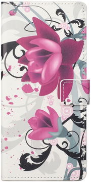 Samsung Galaxy S23 Plus Hoesje Portemonnee Book Case Rozen Print