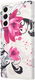 Samsung Galaxy S23 Plus Hoesje Portemonnee Book Case Rozen Print afbeelding 5