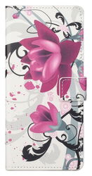 Samsung Galaxy S23 Hoesje Portemonnee Book Case Rozen Print afbeelding