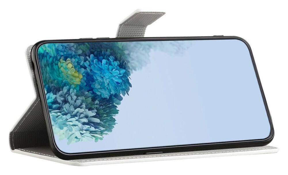 Samsung Galaxy S23 Hoesje Portemonnee Book Case Rozen Print afbeelding 3