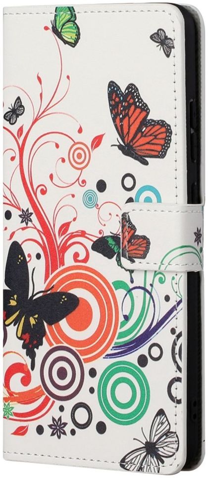 Samsung Galaxy S23 Hoesje Portemonnee Book Case Butterfly Print afbeelding 4
