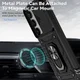 Samsung Galaxy S23 Hoesje met Camera Slider en Kickstand Ring Zwart afbeelding 5