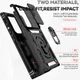 Samsung Galaxy S23 Ultra Hoesje Camera Slider en Kickstand Ring Zwart afbeelding 8