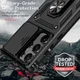 Samsung Galaxy S23 Ultra Hoesje Camera Slider en Kickstand Ring Zwart afbeelding 4
