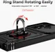 Samsung Galaxy S23 Ultra Hoesje Camera Slider en Kickstand Ring Zwart afbeelding 9