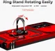 Samsung Galaxy S23 Ultra Hoesje Camera Slider en Kickstand Ring Rood afbeelding 9