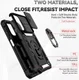 Samsung Galaxy A14 Hoesje met Magnetische Kickstand Ring Zwart afbeelding 5
