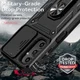 Samsung Galaxy A14 Hoesje met Magnetische Kickstand Ring Zwart afbeelding 7